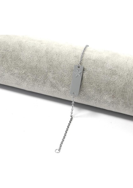 316L Çelik Yıldız Model Bileklik BLK-1020