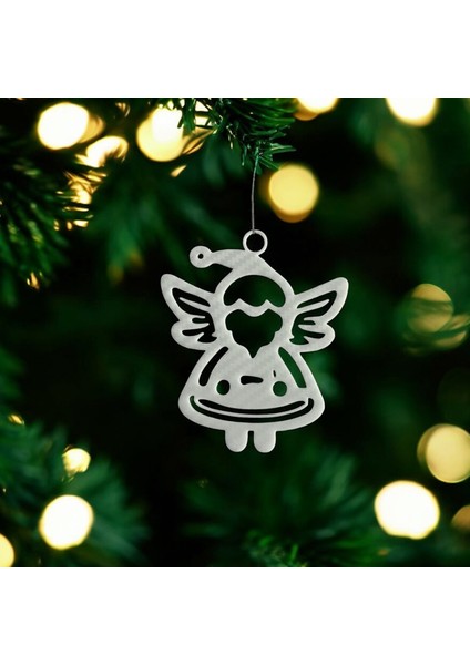 6 Parça Dekoratif Beyaz Yılbaşı Ağacı Süs Seti fiyatları