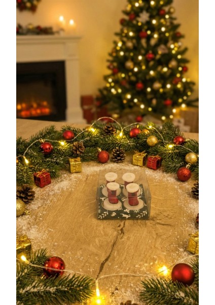 Yılbaşı Temalı 4 Lü Noel Baba Ayakkabısı indirimleri