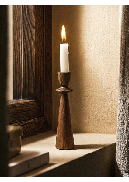 Samt Akasya Şamdan (23 Cm) fiyatları