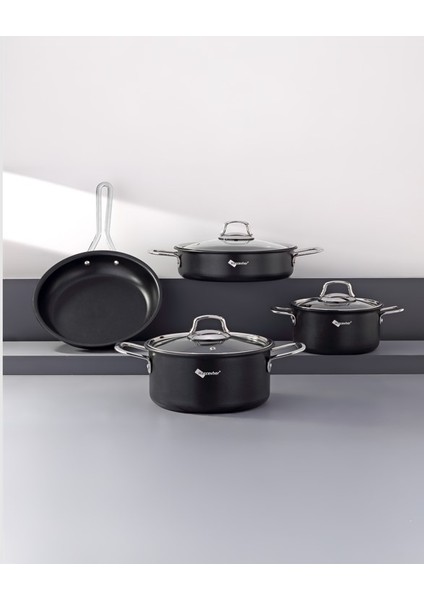 Veronica 7 Pcs Nonstick Uygar Swiss Tencere SETI(18/22TEN/26KAR/26TV) fiyatları