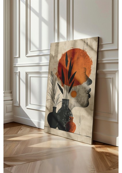 Sanatsal Çizim Portre Tablo Ev Ofis Dekoratif Kanvas Tablo