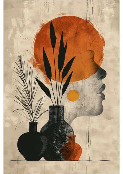 Sanatsal Çizim Portre Tablo Ev Ofis Dekoratif Kanvas Tablo modelleri