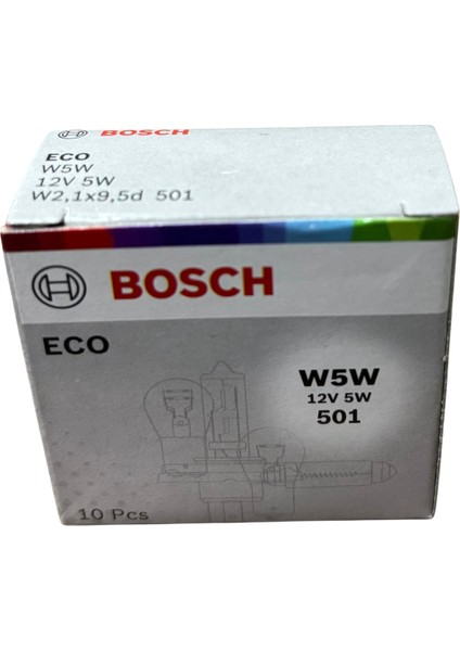 Park Plaka Dipsiz Ampulü 12V 5W (1987 302 819) 10 Adet Fiyatı