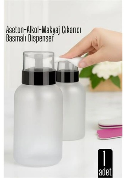 Aseton Için Basmalı Dispenser - Aseton, Alkol ve Makyaj Temizleyici Için Pratik Pompalı Set fiyatları