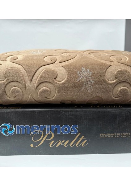 Pırıltı Çift Kişilik Battaniye Bej Silver fiyatları