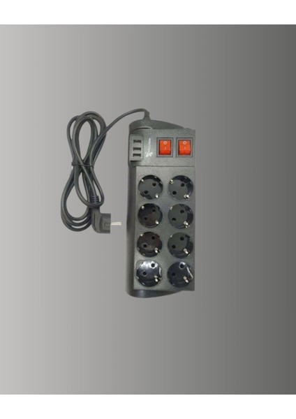 Termal Korumalı 8 Prizli 3 Usb’li Uzatma Kablosu fırsatları