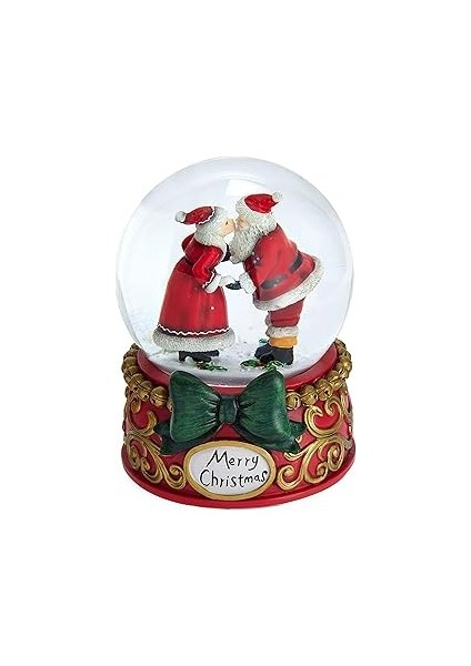 Kurt S. Adler Kurt Adler 100MM Mrs. Claus Musical Snowglobe, Çok Aşamalı