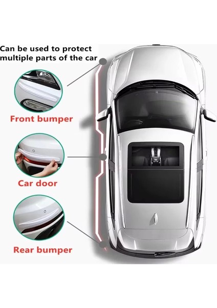 Bfs Araba Tampon Koruyucu Karbon Desenli Siyah Beyaz modelleri