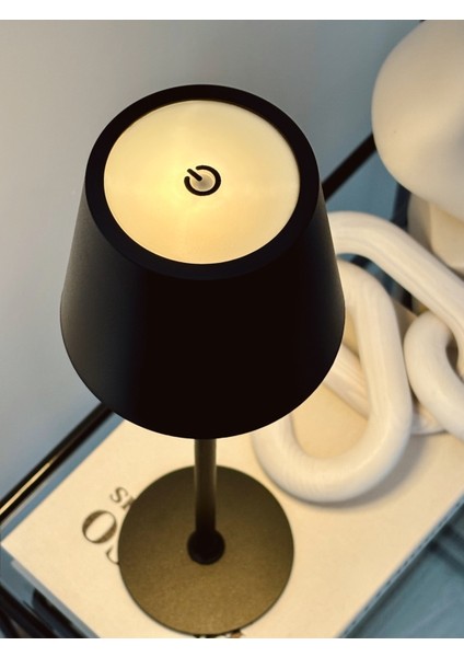 Siyah Metal Dokunmatik Abajur fiyatları