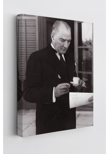 Atatürk Hd Baskı Kanvas Tablo Dekoratif Atatürk Portre Tablo 188