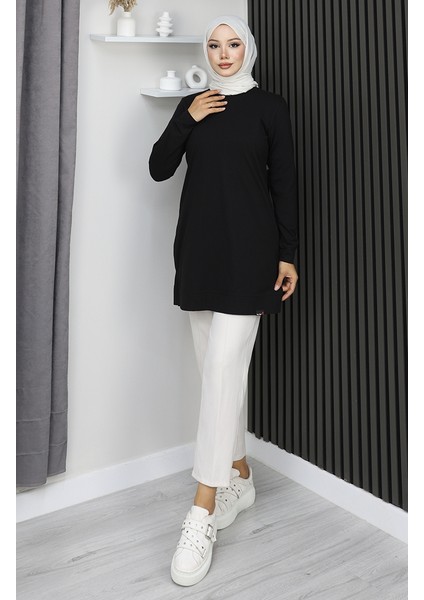 Araboy Spor Penye Tunik 9127-02 Siyah