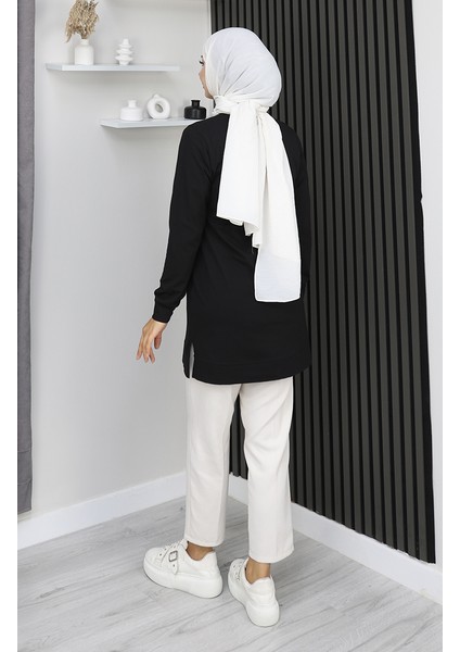 Araboy Spor Penye Tunik 9127-02 Siyah indirimleri