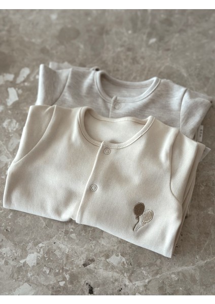 %100 Pamuk Aç/kapa Patikli Ekstra Yumuşak Doku Tulum Seti Oeko-Tex Sertifikalı fırsatları