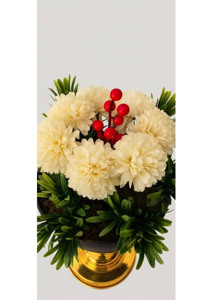 Royal Black & Gold Peony – Lüks Ayaklı Peony Kasımpatı Kokina Aranjmanı modelleri