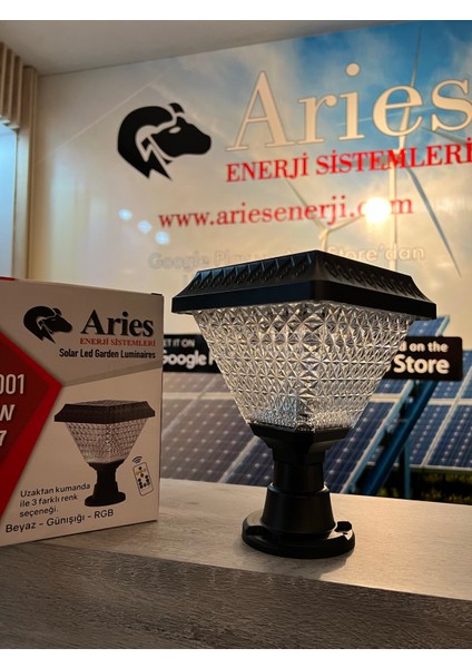 Güneş Enerjili Kumandalı Profesyonel Set Üstü Aydınlatma