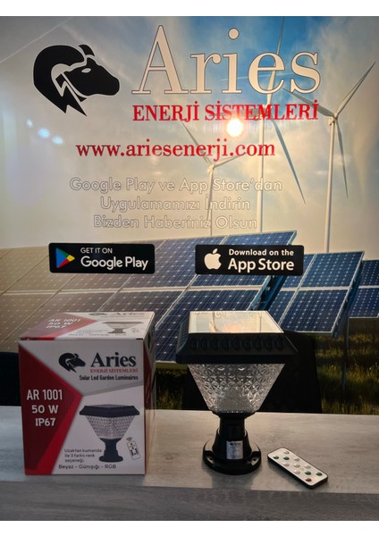 Güneş Enerjili Kumandalı Profesyonel Set Üstü Aydınlatma fiyatları