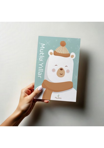 4'lü Yılbaşı Kutlama Kartı Seti/ Kartpostal