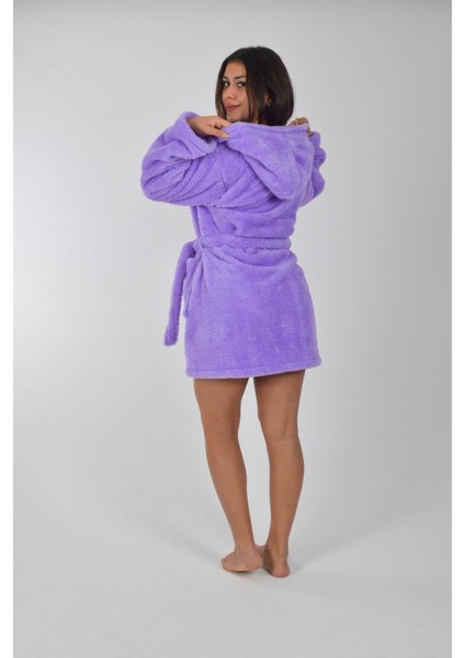 Kapşonlu Unisex Wellsoft Peluş Sabahlık | Borno fırsatları