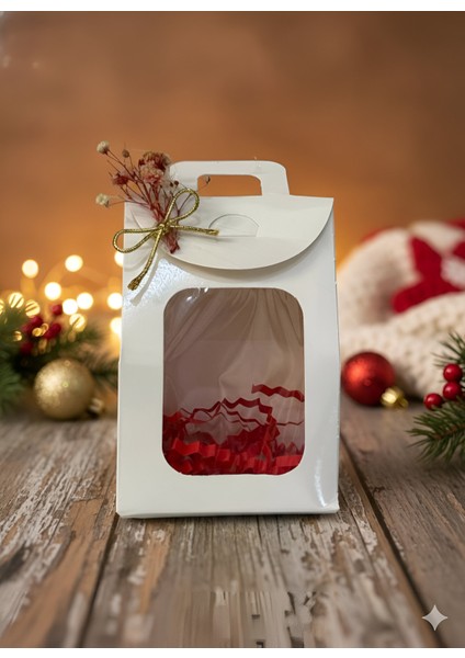 El Yapımı Yılbaşı Mum Seti – Kırmızı Geyik & Cam Kutuda Özel Tasarım Kokulu Dekoratif Mumlar fırsatları