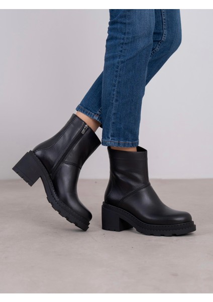 Muno Siyah Hakiki Süet Kadın Bot