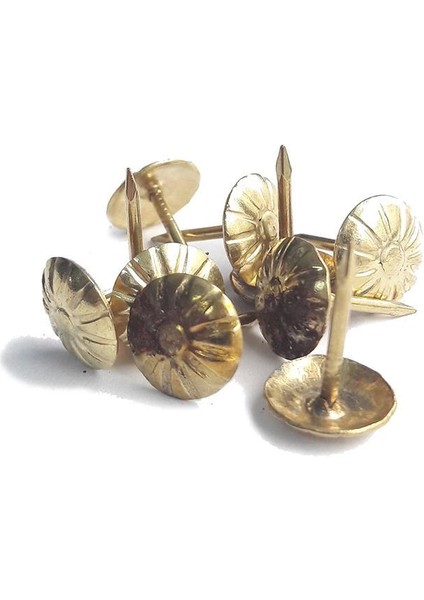 Kabara Raptiye Çivi Benekli Sarı 10 Adet