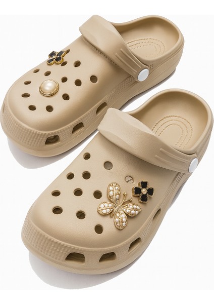 Kadın Crox Sabo Terlik Krem Renk modelleri