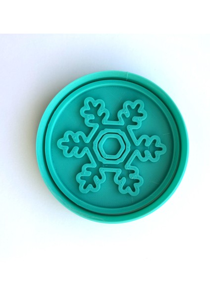 Yuvarlak Kar Tanesi Kurabiye Kalıbı ve Damga Seti | Yılbaşı Figürü | Kış Temalı Parti | Şeker Hamuru, Kil Şekillendirici fiyatları