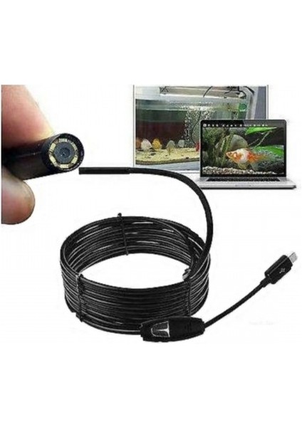 Endoskop Yılan Kamera 2 Metre Wifi Android Uyumlu Su Geçirmez fırsatları