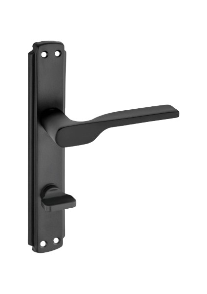 Sedir Kol Aynalı Siyah Wc Kapı Kolu