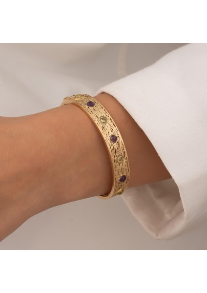 Kesikli 14 Ayar Altın Kelepçe