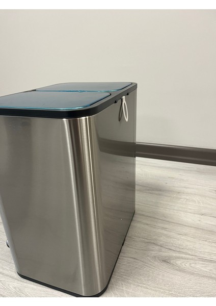 Paslanmaz Çift Bölmeli Pedallı Çöp Kovası fiyatları