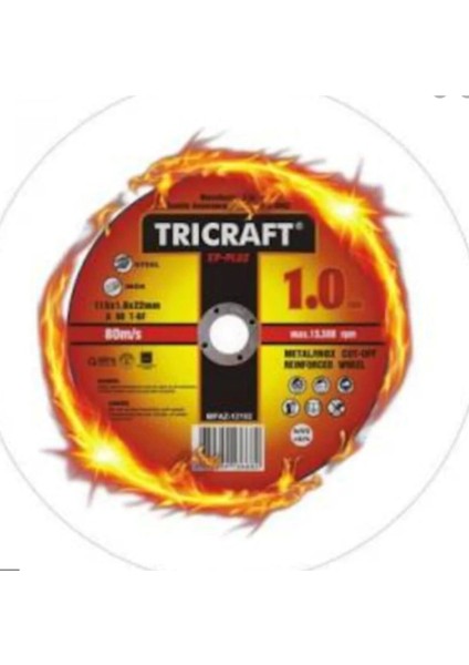Meşem Trıcraft x Plus 115X1X22.23 mm Inox Kesici Taş 25 Adet MEŞEM-3301 fiyatları