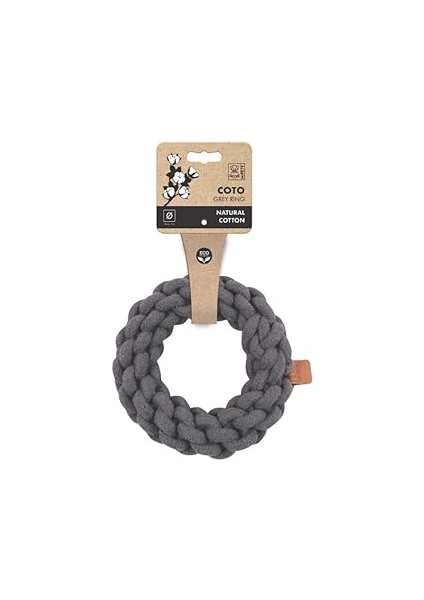 M-Pets Coto Grey Ring 18CM Örgü Halka Oyuncak