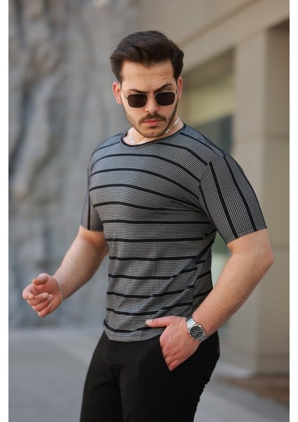 Erkek Petek Desenli Kısa Kollu T-Shirt fiyatları