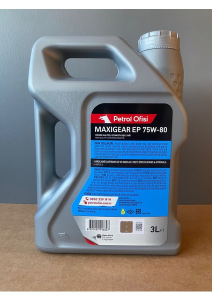 Ep 75W-80 Otomatik Vites Apı Gl-4 3 Litre Şanzıman Yağı (10/2025 Üretim) fiyatları