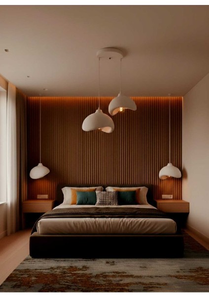 Natural Beton Görünüm 2 Li Sarkıt Avize Bohem Modern Rustik (Rustik Ampul Hediyedir.) indirimleri