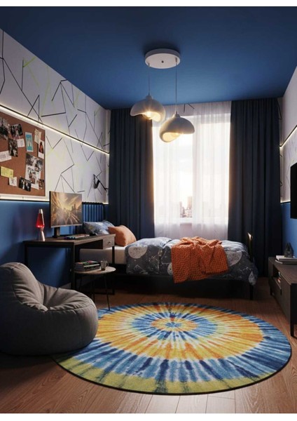 Natural Beton Görünüm 2 Li Sarkıt Avize Bohem Modern Rustik (Rustik Ampul Hediyedir.)