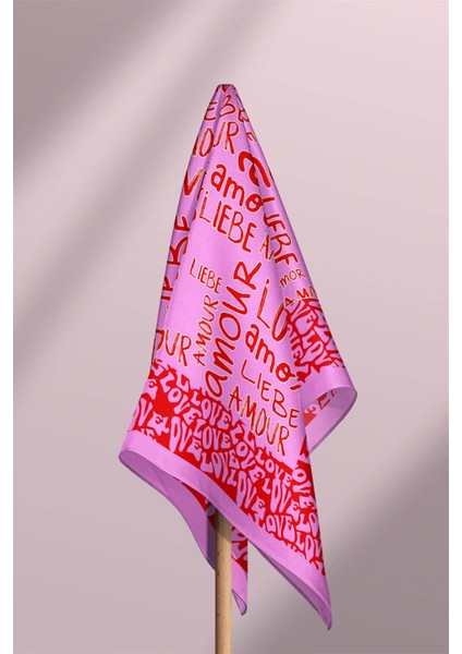 Amour Desenli Ipek Bandana indirimleri