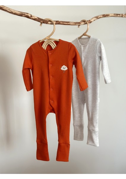 %100 Pamuk Aç/kapa Patikli Ekstra Yumuşak Doku Tulum Seti Oeko-Tex Sertifikalı fiyatları