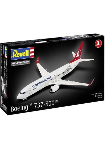 3772 Revell - Turkish Airlines Boeing 737-800 Maket Kiti