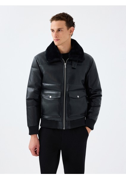 Regular Fit Erkek Mont Pu