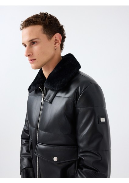 Regular Fit Erkek Mont Pu fırsatları