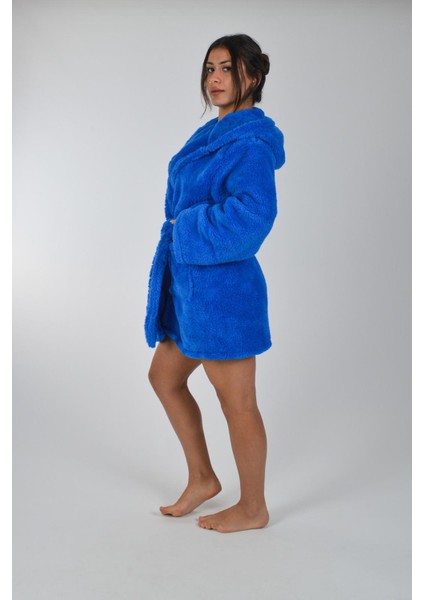 Kapşonlu Unisex Wellsoft Peluş Sabahlık | Borno fırsatları