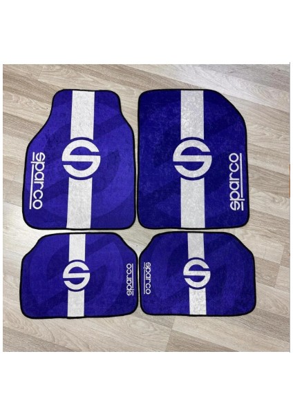 Sparco Desenli Kir Tutmaz Universal Oto Halı Paspas