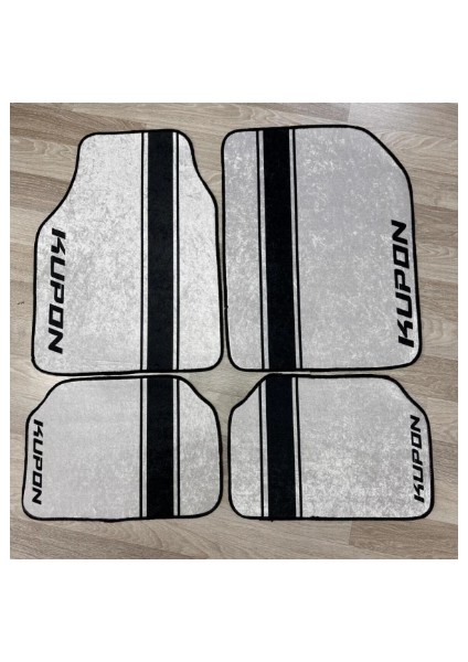 Kupon Desenli Oto Halı Paspas