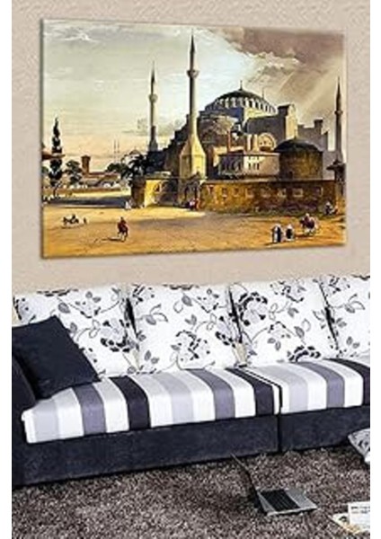 Talya Tablo Oryantalist Kanvas Tablolar Türk Osmanlı Kafkas 100X70 NO-2866