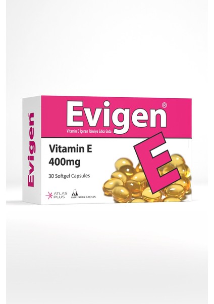 Vitamin E 400 Mg 30 Yumuşak Kapsül 2 Adet fiyatları