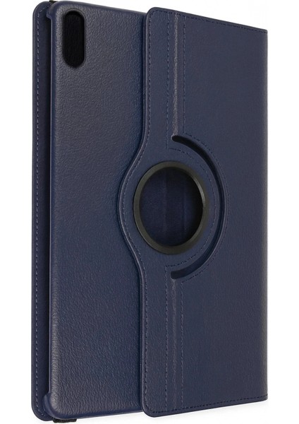 Huawei Matepad 11 10.9 360 Tablet Deri Kılıf - Lacivert