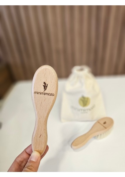 Bebek Keçi Kılı Fırçası ve Tarak Seti ( Hediyeli) modelleri
